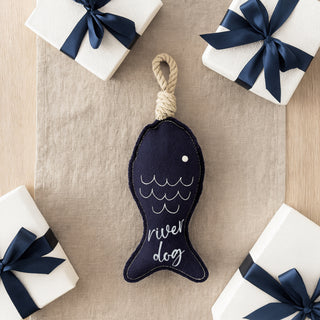 River dog 14.5" Dog Toy on Rope