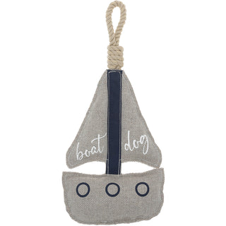 Boat Dog 15" Dog Toy on Rope