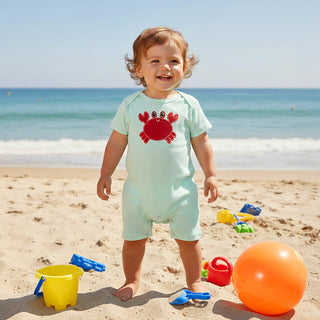 Crab 6-12 Months Romper