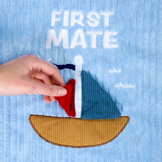 First Mate 30" x 40" Ribbed Plush Blanket