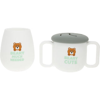 Beary Mommy & Me Silicone Gift Set