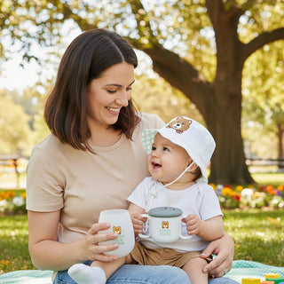 Beary Mommy & Me Silicone Gift Set