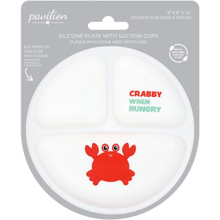 Crabby Divided Silicone Suction Plate
