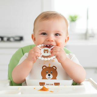 Tiny Cub Silicone Catch All Bib