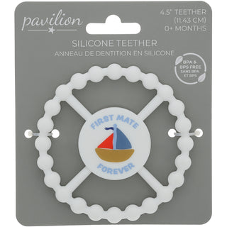 First Mate 4.5" Silicone Baby Teether