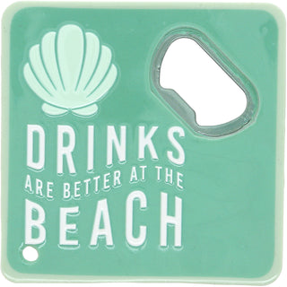 Beach Bottle Opener Coaster