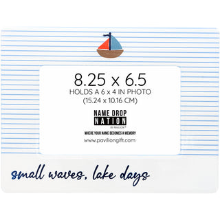 Lake Days 8.25" x 6.5" Frame (Holds 6" x 4" Photo)