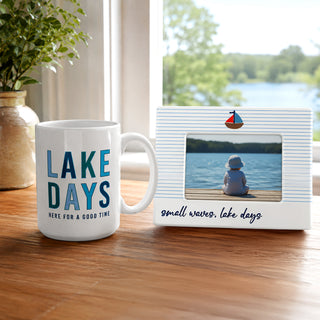 Lake Days 8.25" x 6.5" Frame (Holds 6" x 4" Photo)