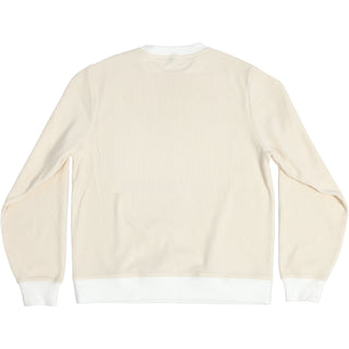 Lake S/M Ivory Corded Crewneck