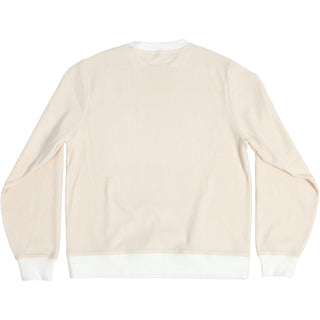 Lake S/M Ivory Corded Crewneck