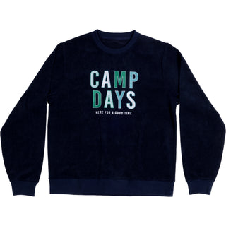 Camp S/M Navy Corded Crewneck