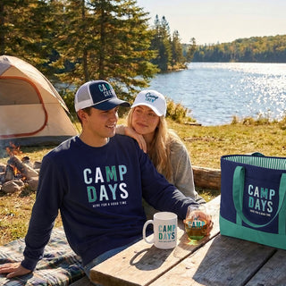 Camp S/M Navy Corded Crewneck