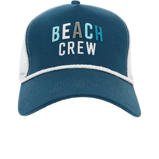 Beach Crew Navy Adjustable Trucker Hat