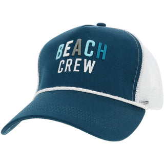 Beach Crew Navy Adjustable Trucker Hat