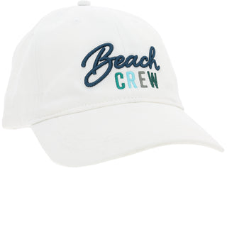 Beach Crew White Adjustable Hat