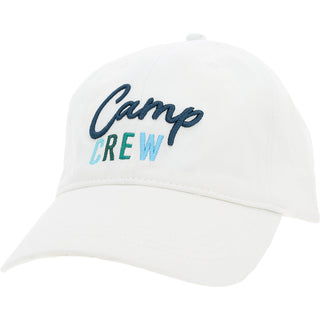 Camp Crew White Adjustable Hat