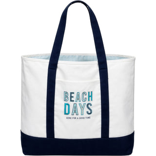 Beach Days Canvas Tote Bag