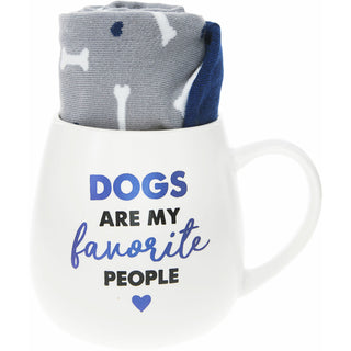 Dog 15.5 oz Mug and Sock Set