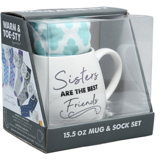 Sister 15.5 oz Mug and Sock Set