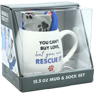 Rescue 15.5 oz Mug and Sock Set