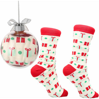 Daughter 4" Ornament with Unisex Holiday Socks