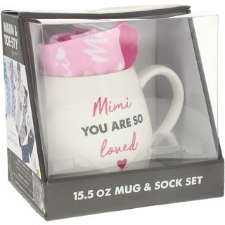 Mimi 15.5 oz Mug and Sock Set