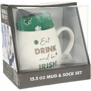 Be Irish 15.5 oz Mug and Sock Set
