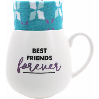 Best Friends 15.5 oz Mug and Sock Set