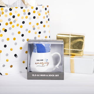 Amazing 15.5 oz Mug and Sock Set