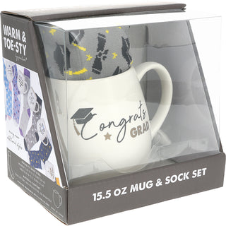 Grad 15.5 oz Mug and Sock Set