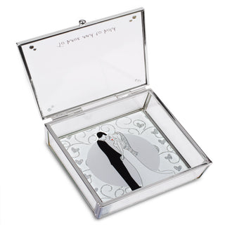 To Have and To Hold 4" Glass Keepsake Box