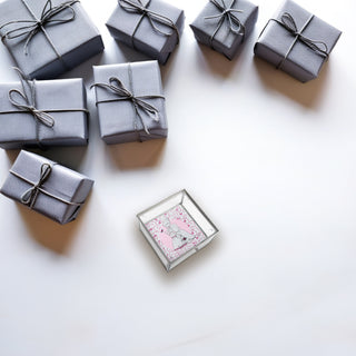 Flower Girl 4" Glass Keepsake Box