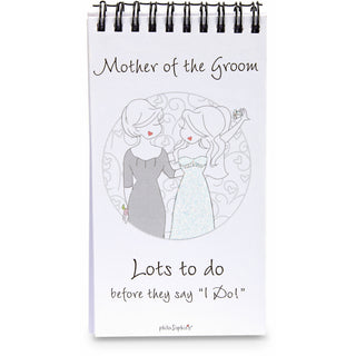 Mother of the Groom 80 Page Notepad with Easel