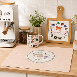 Pet My Cat 18" x 12" Coffee Bar Mat