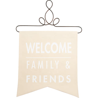 Welcome 14" x 16" Banner