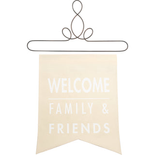 Welcome 14" x 16" Banner