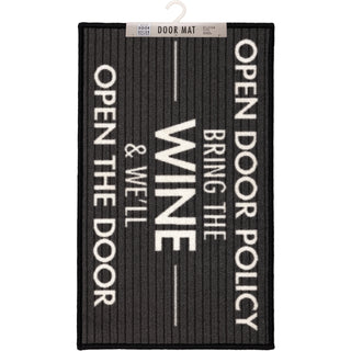 Wine 27.5" x 17.75" Floor Mat