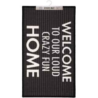 Crazy Fun Home 27.5" x 17.75" Floor Mat