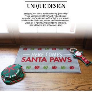Santa Paws 27.5" x 17.75" Floor Mat