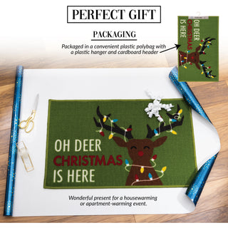 Oh Deer 27.5" x 17.75" Floor Mat