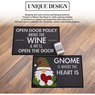 Gnome Home 27.5" x 17.75" Floor Mat