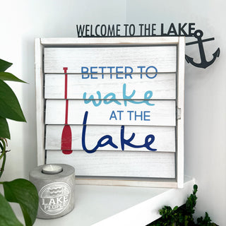 Lake Metal Door Topper