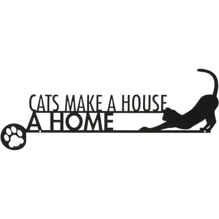 Cat Home Metal Door Topper