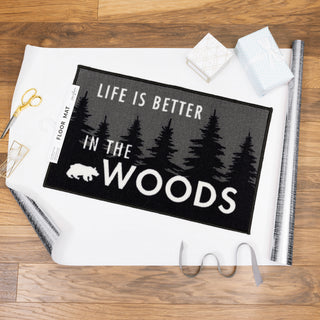 Woods 27.5" x 17.75" Floor Mat