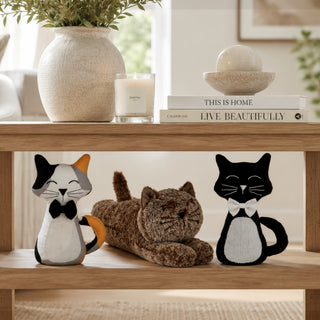 Felicity Calico Cat Door Stopper