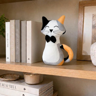 Felicity Calico Cat Door Stopper