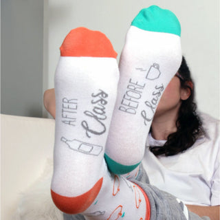 Before & After Class Unisex Cotton Blend Sock