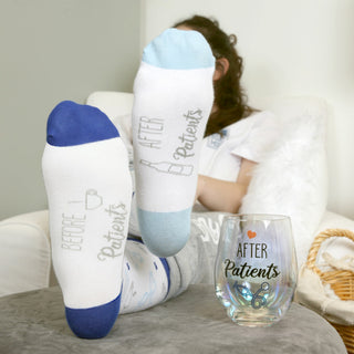 Before & After Patients Unisex Cotton Blend Sock