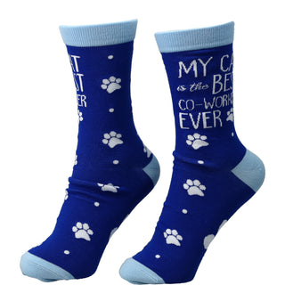 Cat S/M Unisex Cotton Blend Sock