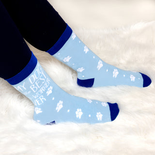 Dog Unisex Cotton Blend Sock